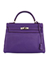 Kelly 32 Togo Leather in Iris, other view
